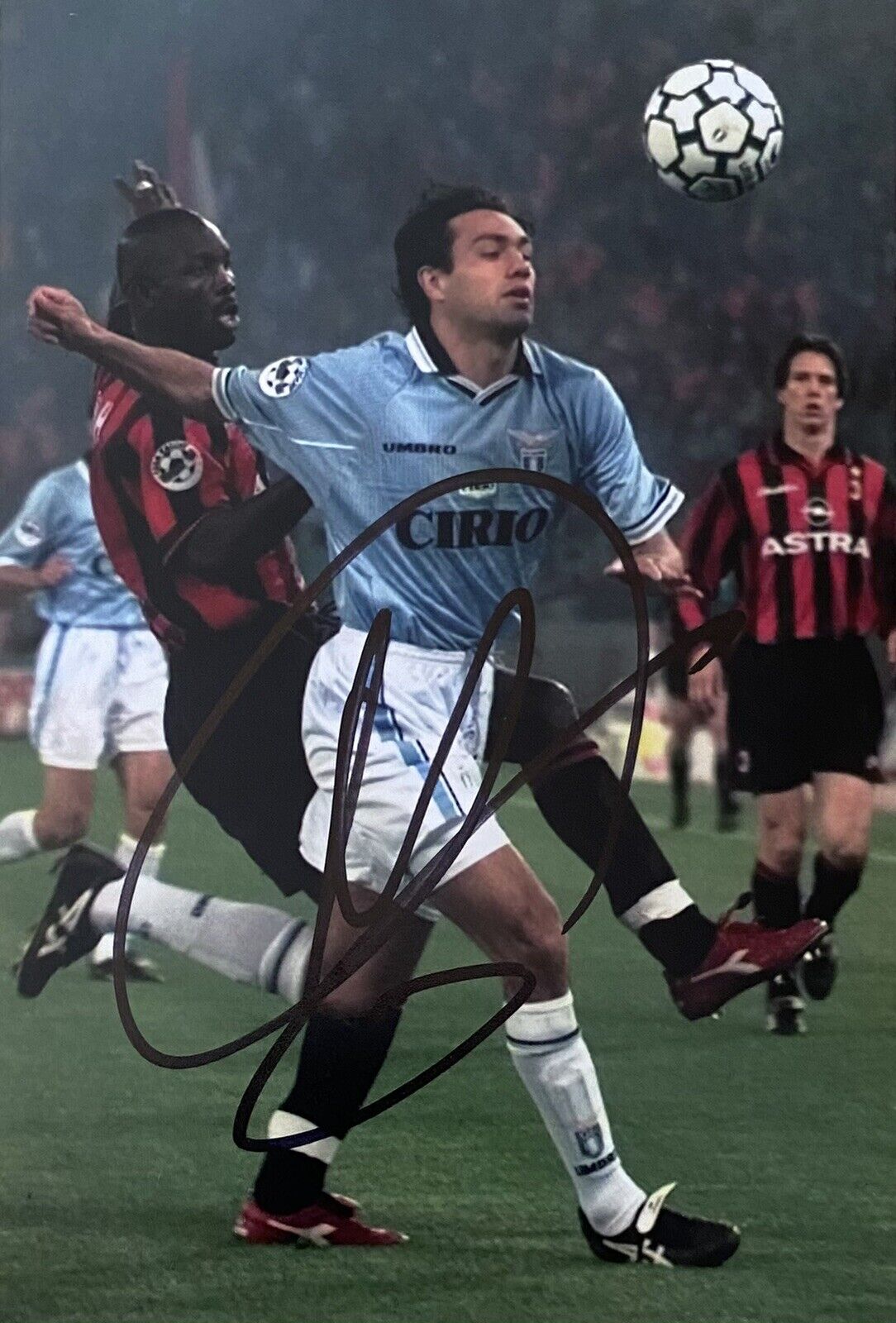 Alessandro Nesta Genuine Hand Signed Lazio 6X4 Photo Poster painting, See Proof