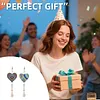 2PCS Love 5D DIY Diamond Painting Wind Chimes Suncatcher Kit Double Sided Diamond Art Kits Suncatcher with Crystal Pendant for Home Wall Window Decor Adults DIY Art Craft