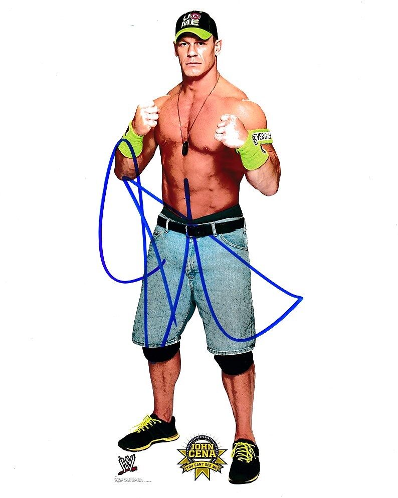 JOHN CENA signed autographed WWE WRESTLING Photo Poster painting