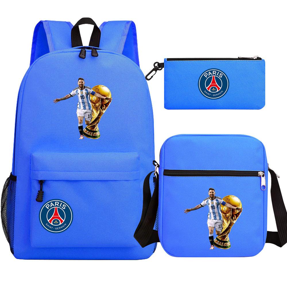 Mayoulove Lionel Messi Backpack Large Capacity with Padded Straps for School Use-Mayoulove
