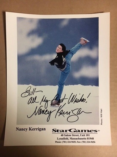 Nancy Kerrigan In-Action Signed Autographed 8X10 Photo Poster painting w/COA