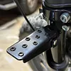 1 Pair Motorcycle Metal Footrests Pedals Rear Pedal Footrest Folding Footpegs