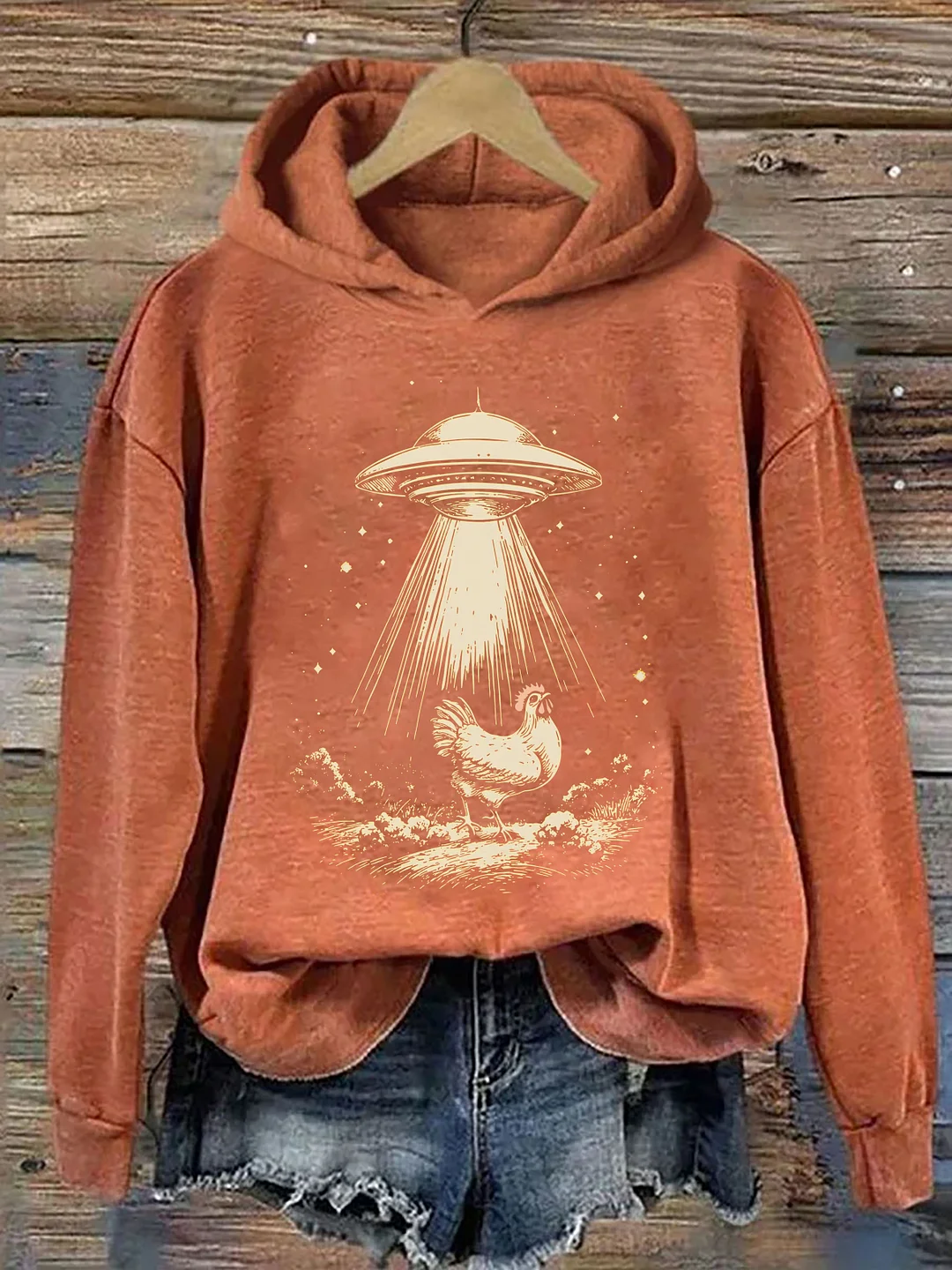 Chicken UFO Hoodie