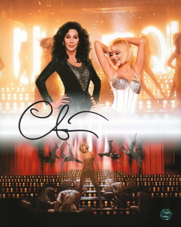 CHER Autographed Original 8x10 Photo Poster painting LOA TTM