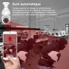 Cam&eacute;ra de s&eacute;curit&eacute; wifi sans fil avec ampoule