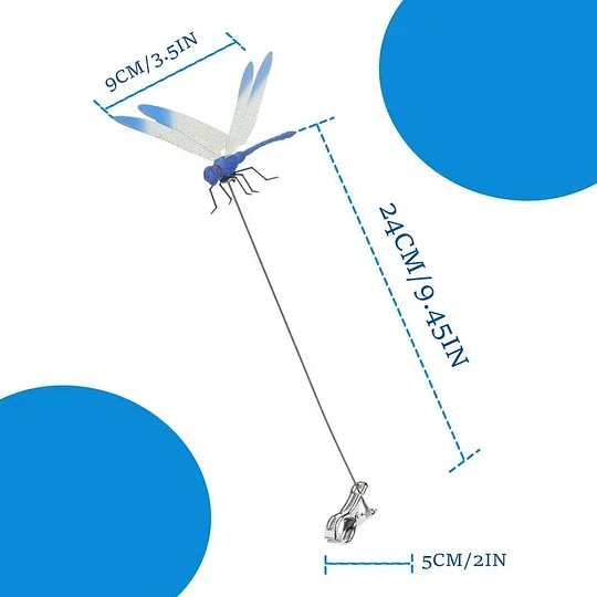 3 PCS Dragonfly Rod Clip