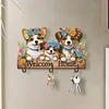  DIY Crafts Wooden Cute Dogs Diamond Painting Art Craft Wall Hooks Kit