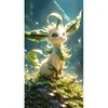Pokemon Eevee - runder Bohrer Diamond Painting - 30*55cm