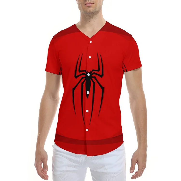 Baseball Uniform Red, Hero, Spider  customized, personalized, gift