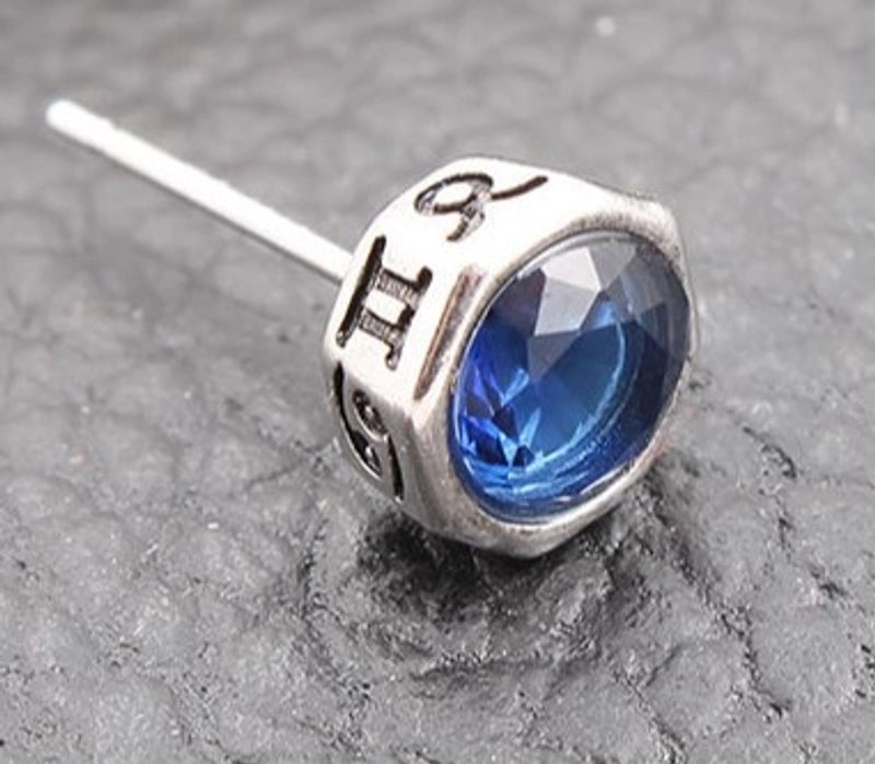 1 Piece Minimalist Geometric Plating Inlay Copper Stone Ear Studs