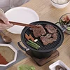 Mini Portable BBQ Grill Outdoor BBQ Plate Roasting Meat Tools