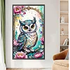 (US Only)Partial AB Diamond Painting - Full Round Drill - Owl (Canvas|45*75cm)