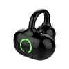 Bluetooth-Compatible Clip-On Sports Headphones Noise Reduction Single Ear Headphones Clip-On Open-Ear Earphones for Fitness Running Workout