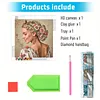 Beaut&eacute; sp&eacute;ciale en forme de 5d bricolage partiel diamants points kits d&rsquo;art pr&eacute;cieux pour adultes d&eacute;butants d&eacute;coration int&eacute;rieure diamants peintures de pierres pr&eacute;cieuses 11,81 x 11,81 pouces