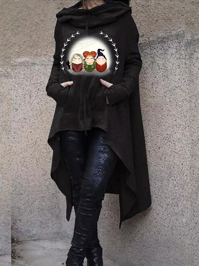 Witch Tumbler Print Hoodie