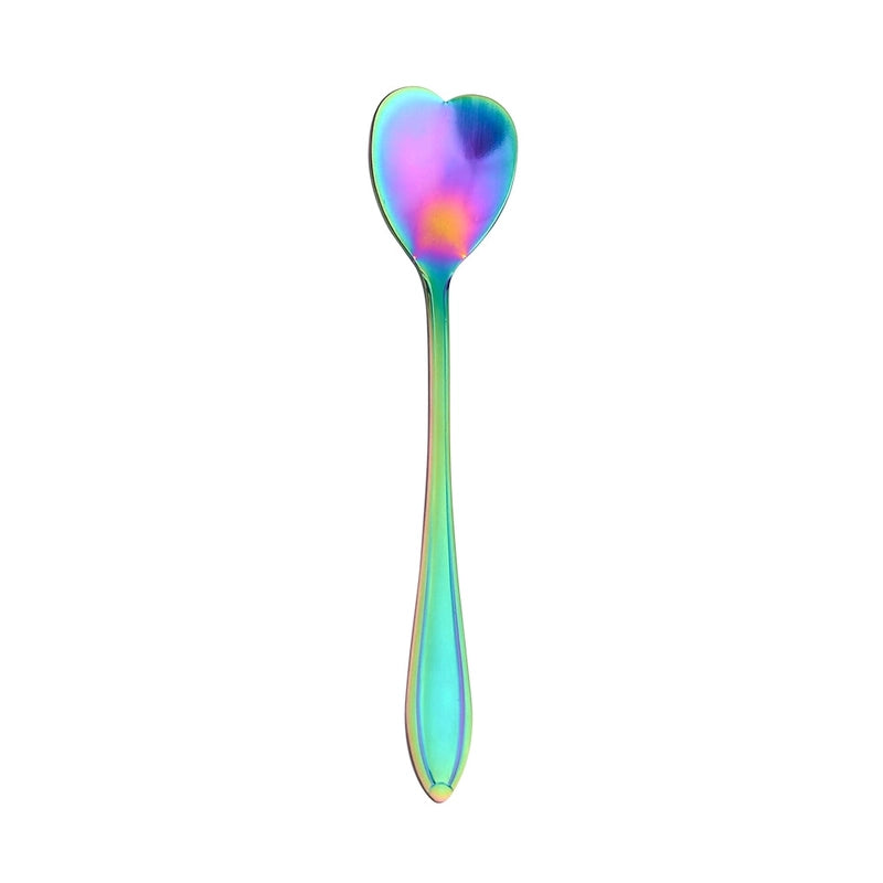 Vacation Flower Stainless Steel Spoon 1 Piece 1 Set