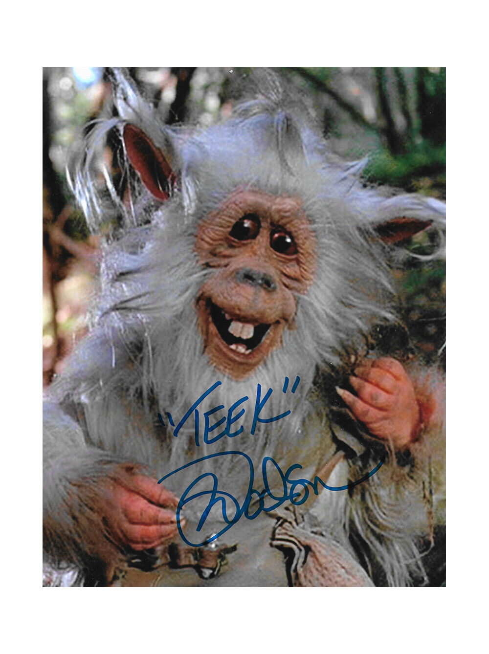 8x10 Star Wars Teek Print Signed by Mark Dodson 100% Authentic With COA