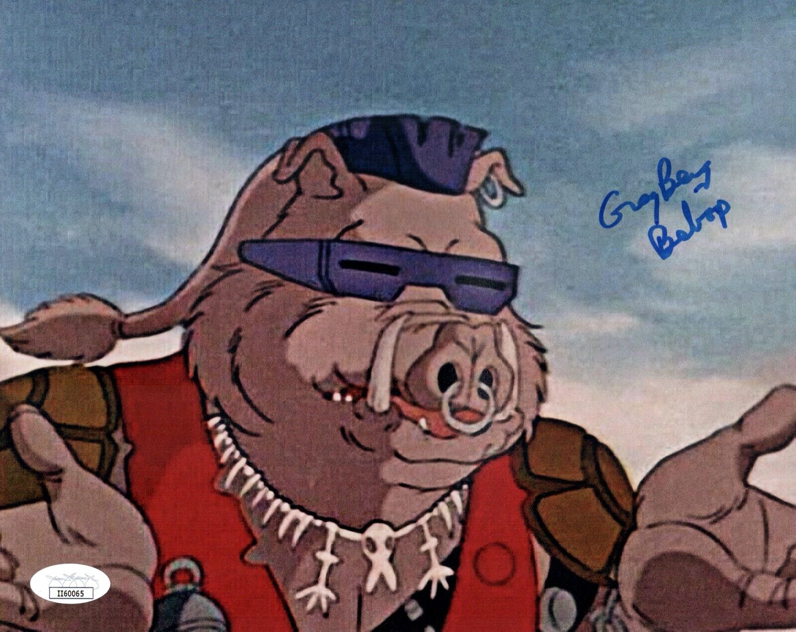 GREG BERG Bebop TEENAGE MUTANT NINJA TURTLES Signed 8x10 Photo Poster painting JSA COA Cert