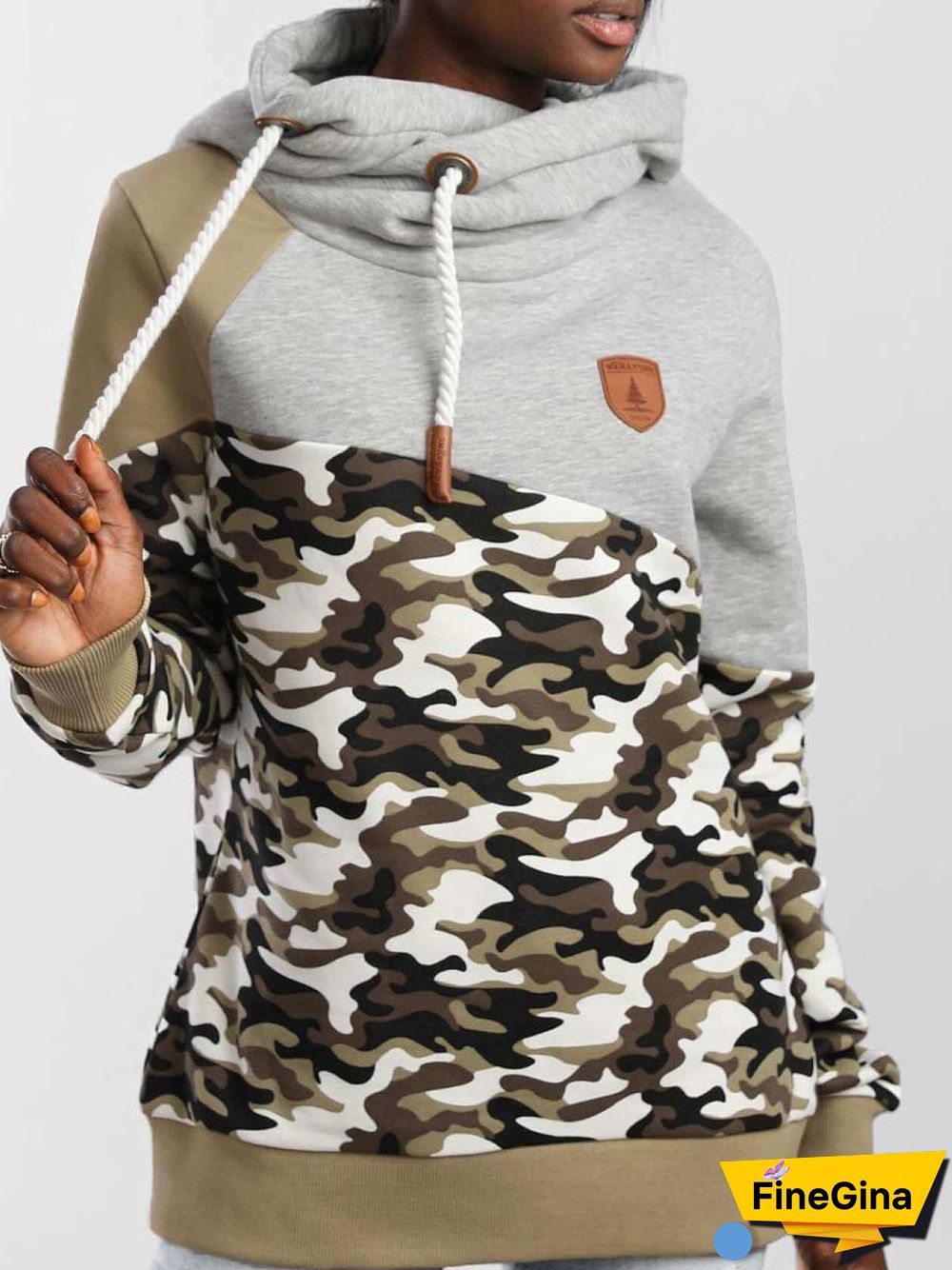 Camo Casual Hoodie Sweatshirts