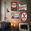 4pcs -  Motor Oil - Vintage Metal Signs(12*16Inch)