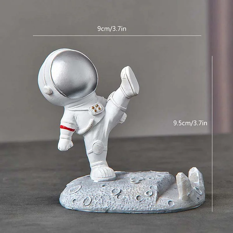Cute Astronaut Sculpture Mobile Phone Holder