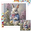 Hase - quadratischer Bohrer Diamond Painting - 35*35cm
