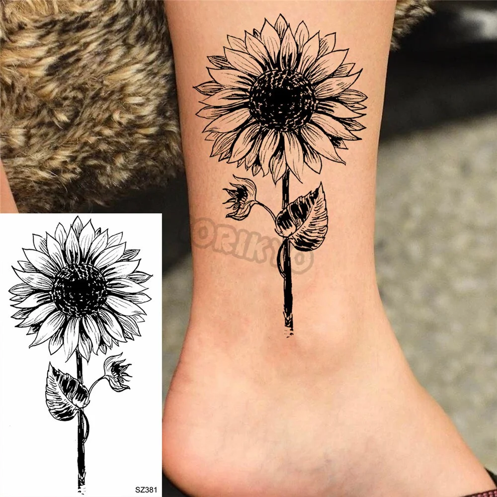 Hummingbird Small Temporary Tattoos For Women Girls Realistic Dandelion Butterfly Fake Tattoo Sticker Minimalist Forearm Tatoos