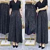 Pantalon &agrave; taille haute