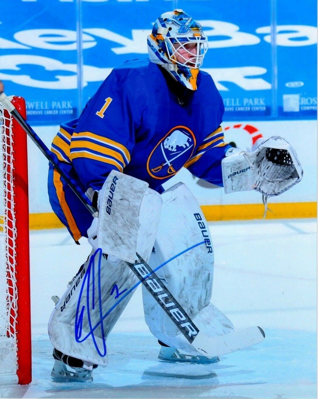 UKKO-PEKKA LUUKKONEN autographed SIGNED BUFFALO SABRES 8X10 Photo Poster painting #1