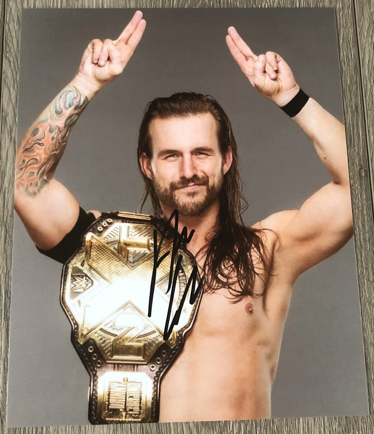 ADAM COLE SIGNED AUTOGRAPH ALL ELITE WRESTLING AEW WWE 8x10 Photo Poster painting B w/PROOF