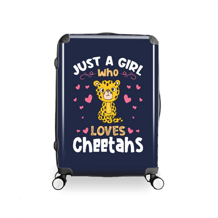 Just a Girl who Loves Cheetahs, Cheetah Hardside Luggage