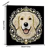 DIY Pearl Painting Dog for Home Wall Decor with Frame(30x30cm)