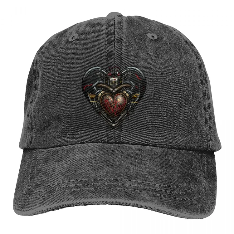 Robotic Heart Baseball Cap Men Hats Women Visor Protection Snapback Atomic Heart Robot Twins USSR Russia Russian FPS Game Caps