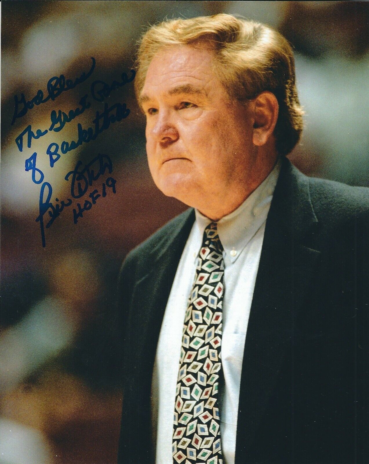 Signed 8x10 BILL FITCH HOF 19 Cleveland Cavaliers Autographed Photo Poster painting w/COA