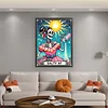 Skullgirl-11CT Stamped Cross Stitch 50*65cm/19.69*25.59in (Big Size)