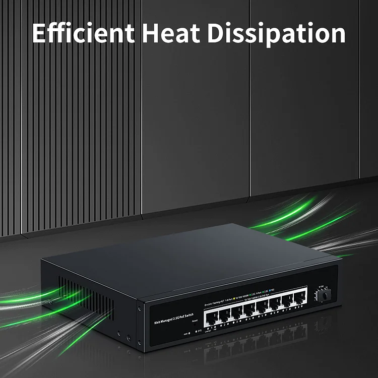 ルーター・ネットワーク機器 GoodTop 8-Port 10G Managed Switch GoodTop 8 Port 10Gb Smart Web Managed SFP+ Switch,10G