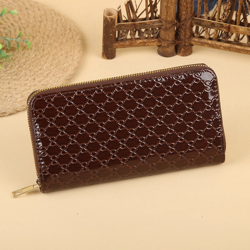 Unisex Solid Color Pu Leather Side Zipper Wallets