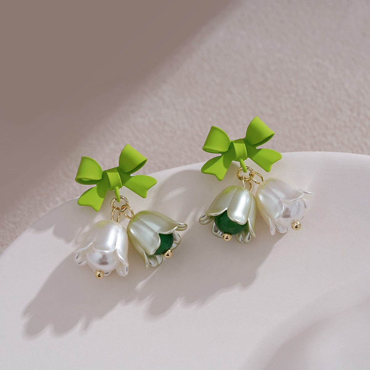 Girls Spring Style Pastoral Vintage Earrings