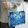 DIY Diamond Art Wooden Diamond Painting Crystal Rhinestone Purse Bag Shoulde Crossbag Kits