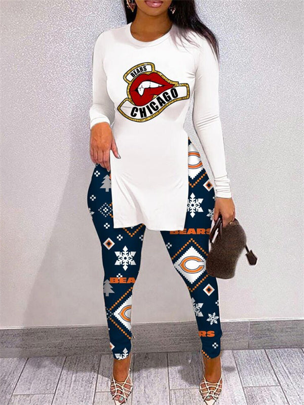 Dallas Cowboys Limited Edition High Slit Shirts And Leggings Two-Piece Suits