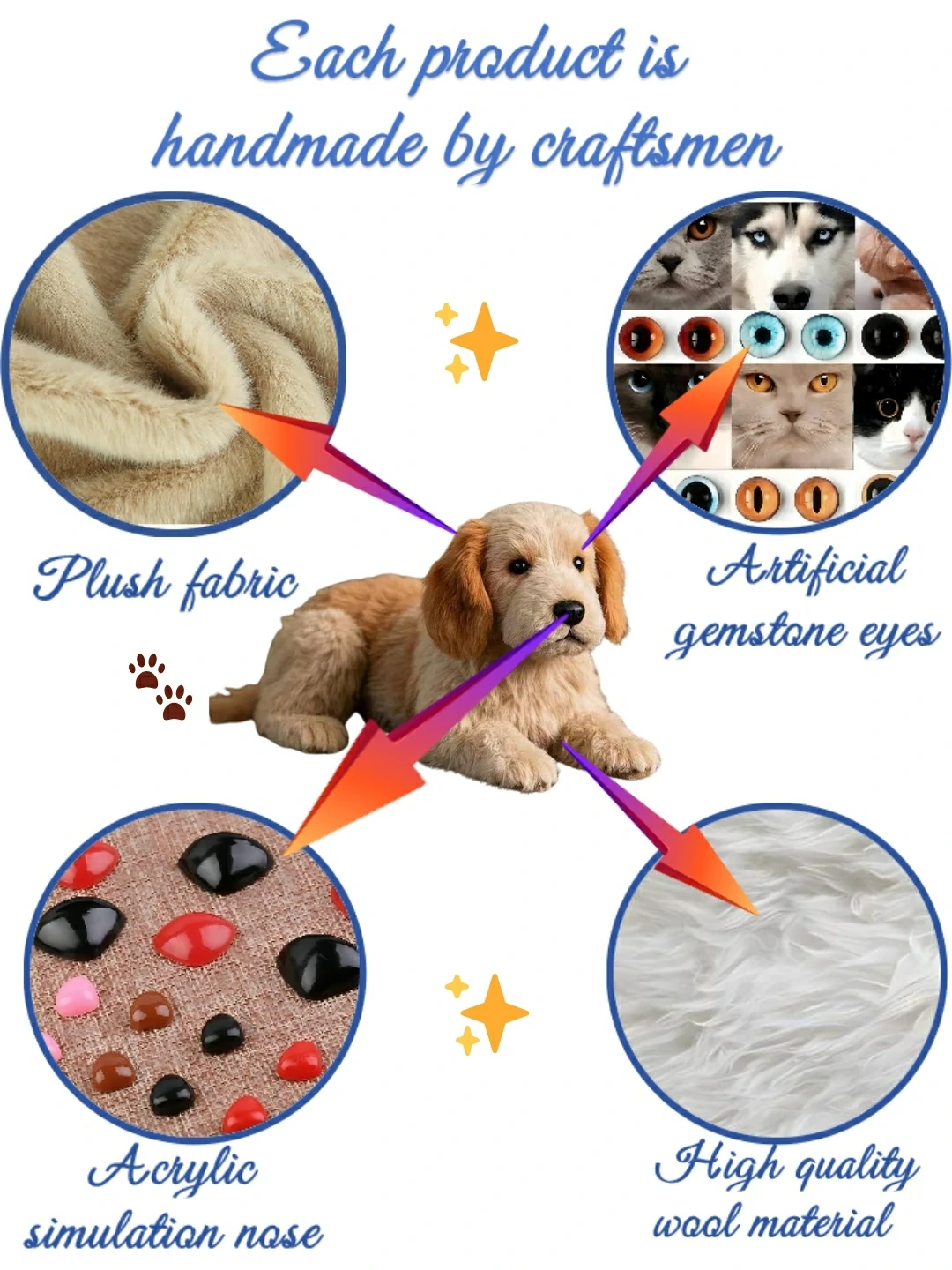 lookipet custom pet stuffed animals，pet stuffed replica