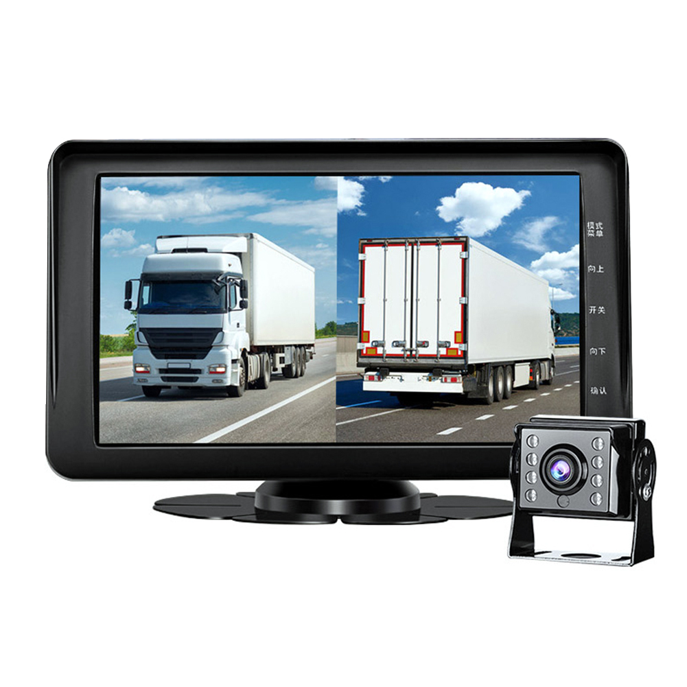 

Phisung GT6 1080P Truck Dashcam Bluetooth Handsfree with Rearview Camera, 501 Original