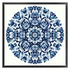 Blue And White Porcelain-Mandala-11CT Stamped Cross Stitch 40*40cm/15.75*15.75in