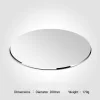 Desktop Aluminum Alloy Metal Mouse Pad Double-Sided Aluminum Anti-Slip Pad Desk Pad Suitable for Gaming and Office