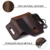 EDC Handmade Leather Multi-Function Tactical Tool Holster Wilderness Survival Storage Waist Bag