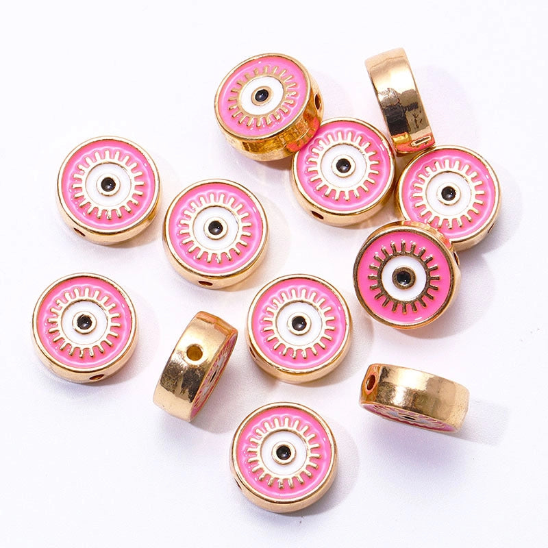 20 PCS/Package 12mm Alloy Devil’s Eye Jewelry Accessories