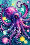 Luxury AB Velvet Diamond Painting Kit - Octopus