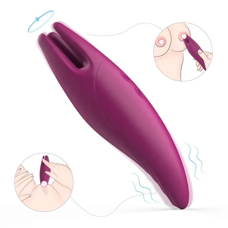 VAVDON Ladies Masturbation Vibrator Soft Silicone Nipple Clit Clit Vibrator Sex Toy - BO-SHDV04