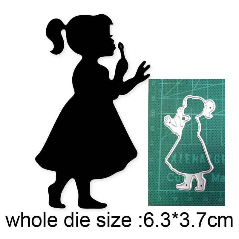 2021 New Craft Dies Africa Woman Metal Cutting Dies Cut Die Mold Decoration Scrapbook Dies Knife Mould Blade Punch Stencils Dies