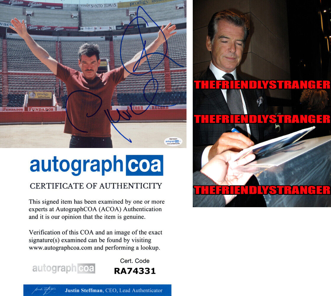 PIERCE BROSNAN signed Autographed THE MATADOR